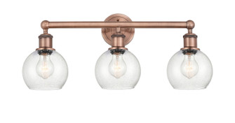 Edison Three Light Bath Vanity in Antique Copper (405|6163WACG1246)