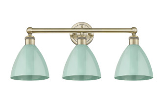 Edison Three Light Bath Vanity in Antique Brass (405|6163WABMBD75SF)