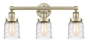 Edison Three Light Bath Vanity in Antique Brass (405|6163WABG513)