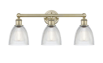 Edison Three Light Bath Vanity in Antique Brass (405|6163WABG382)
