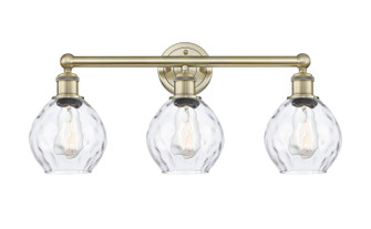 Edison Three Light Bath Vanity in Antique Brass (405|6163WABG362)