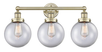 Edison Three Light Bath Vanity in Antique Brass (405|6163WABG2028)