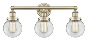 Edison Three Light Bath Vanity in Antique Brass (405|6163WABG2026)