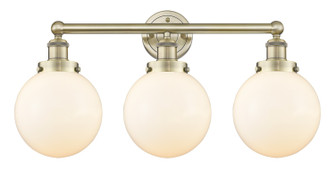 Edison Three Light Bath Vanity in Antique Brass (405|6163WABG2018)