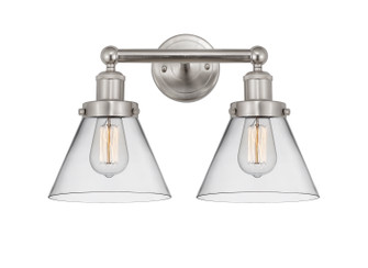 Edison Two Light Bath Vanity in Brushed Satin Nickel (405|6162WSNG42)