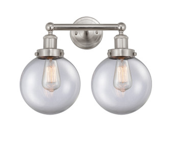 Edison Two Light Bath Vanity in Brushed Satin Nickel (405|6162WSNG2028)