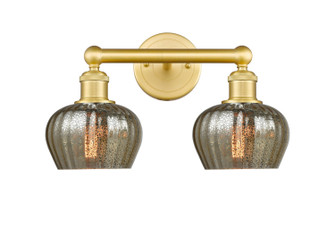 Edison Two Light Bath Vanity in Satin Gold (405|6162WSGG96)