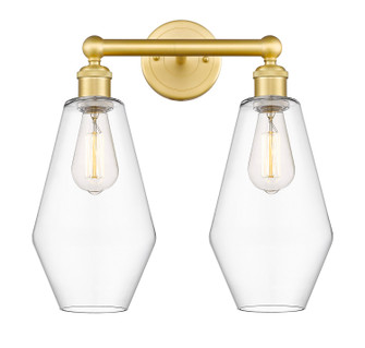 Downtown Urban Two Light Bath Vanity in Satin Gold (405|6162WSGG6527)