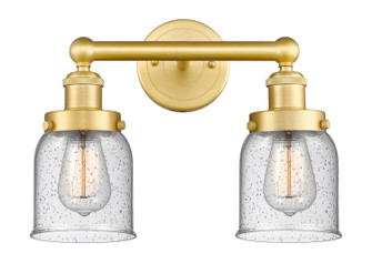 Edison Two Light Bath Vanity in Satin Gold (405|6162WSGG54)