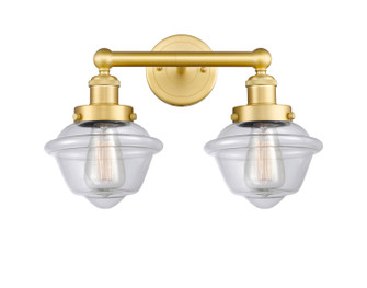 Edison Two Light Bath Vanity in Satin Gold (405|6162WSGG532)
