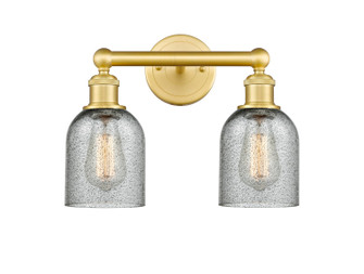 Edison Two Light Bath Vanity in Satin Gold (405|6162WSGG257)