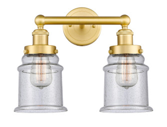 Edison Two Light Bath Vanity in Satin Gold (405|6162WSGG184)