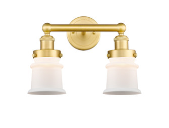 Edison Two Light Bath Vanity in Satin Gold (405|6162WSGG181S)