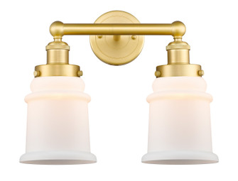 Edison Two Light Bath Vanity in Satin Gold (405|6162WSGG181)