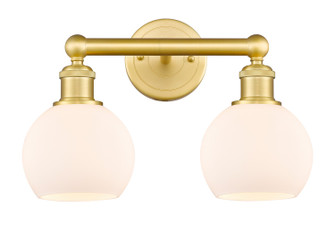 Edison Two Light Bath Vanity in Satin Gold (405|6162WSGG1216)