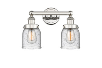 Edison Two Light Bath Vanity in Polished Nickel (405|6162WPNG54)