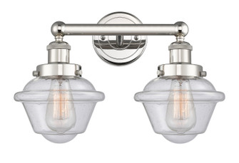 Edison Two Light Bath Vanity in Polished Nickel (405|6162WPNG534)