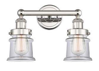 Edison Two Light Bath Vanity in Polished Nickel (405|6162WPNG182S)