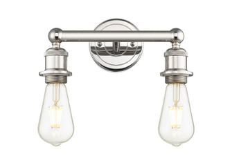 Edison Two Light Bath Vanity in Polished Nickel (405|6162WPN)