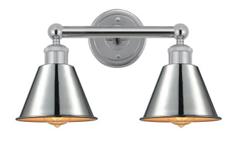 Edison Two Light Bath Vanity in Polished Chrome (405|6162WPCM8PC)