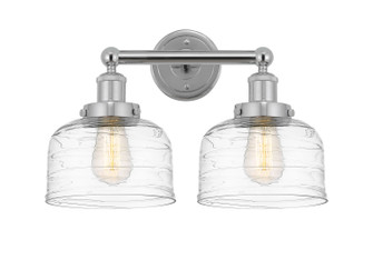 Edison Two Light Bath Vanity in Polished Chrome (405|6162WPCG713)