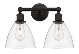 Edison Two Light Bath Vanity in Oil Rubbed Bronze (405|6162WOBGBD752)