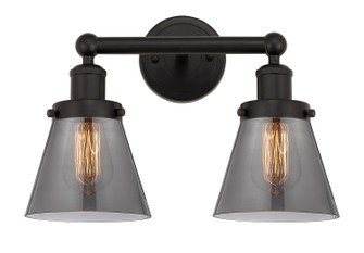 Edison Two Light Bath Vanity in Oil Rubbed Bronze (405|6162WOBG63)