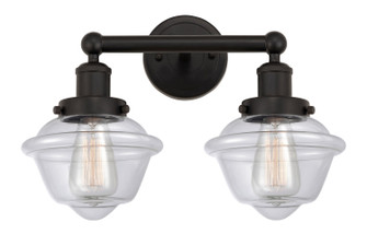 Edison Two Light Bath Vanity in Oil Rubbed Bronze (405|6162WOBG532)