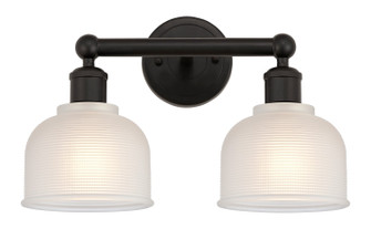 Edison Two Light Bath Vanity in Oil Rubbed Bronze (405|6162WOBG411)