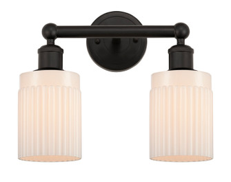 Edison Two Light Bath Vanity in Oil Rubbed Bronze (405|6162WOBG341)