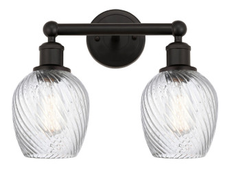 Edison Two Light Bath Vanity in Oil Rubbed Bronze (405|6162WOBG292)