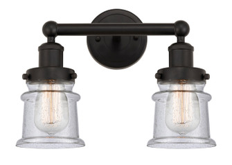 Edison Two Light Bath Vanity in Oil Rubbed Bronze (405|6162WOBG184S)