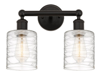 Edison Two Light Bath Vanity in Oil Rubbed Bronze (405|6162WOBG1113)