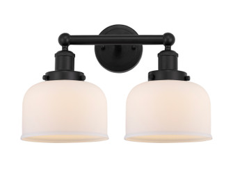 Edison Two Light Bath Vanity in Matte Black (405|6162WBKG71)