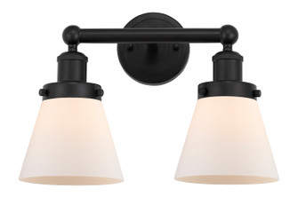Edison Two Light Bath Vanity in Matte Black (405|6162WBKG61)