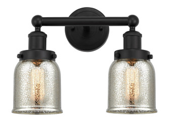 Edison Two Light Bath Vanity in Matte Black (405|6162WBKG58)