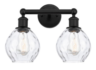 Edison Two Light Bath Vanity in Matte Black (405|6162WBKG362)