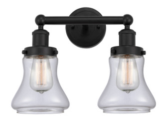 Edison Two Light Bath Vanity in Matte Black (405|6162WBKG192)