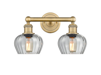 Edison Two Light Bath Vanity in Brushed Brass (405|6162WBBG92)