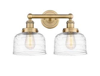 Edison Two Light Bath Vanity in Brushed Brass (405|6162WBBG713) Edison Two Light Bath Vanity in Brushed Brass (405|6162WBBG713)