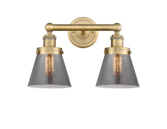 Edison Two Light Bath Vanity in Brushed Brass (405|6162WBBG63)