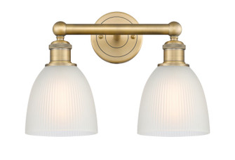 Edison Two Light Bath Vanity in Brushed Brass (405|6162WBBG381)