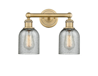 Edison Two Light Bath Vanity in Brushed Brass (405|6162WBBG257)