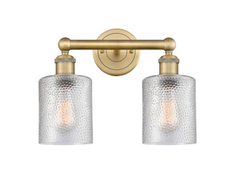 Edison Two Light Bath Vanity in Brushed Brass (405|6162WBBG112)
