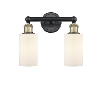Edison Two Light Bath Vanity in Black Antique Brass (405|6162WBABG801)