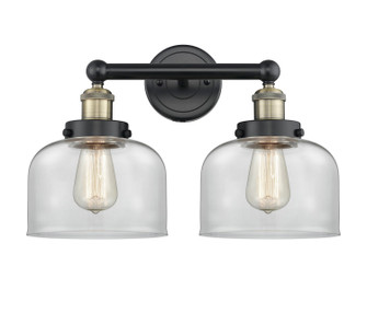 Edison Two Light Bath Vanity in Black Antique Brass (405|6162WBABG72)