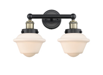 Edison Two Light Bath Vanity in Black Antique Brass (405|6162WBABG531)