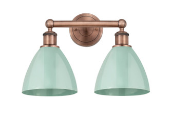 Edison Two Light Bath Vanity in Antique Copper (405|6162WACMBD75SF)