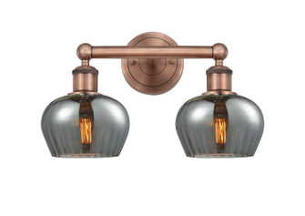 Edison Two Light Bath Vanity in Antique Copper (405|6162WACG93)