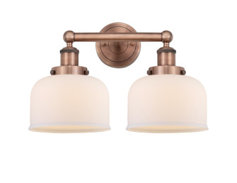 Edison Two Light Bath Vanity in Antique Copper (405|6162WACG71)